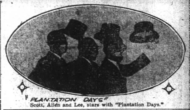 1925 0321 PIttsburgh Courier Plantation Days Trio.png