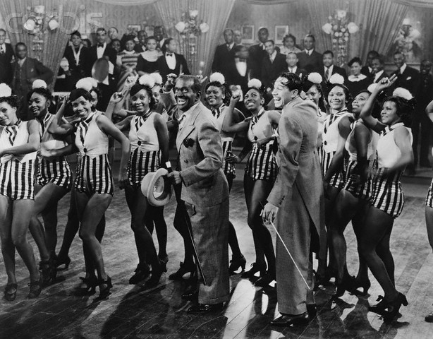 1936 Singing Kid Al and Cab and chorus girls JS2181.jpg