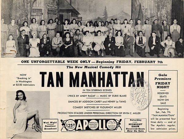 1941 02 Tan Manhattan ad et photo casting.jpg