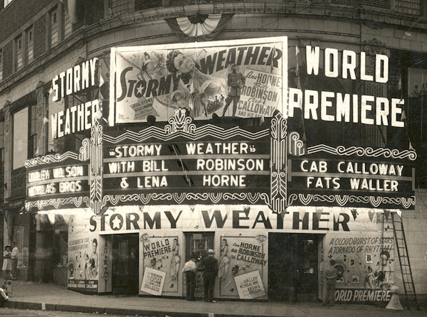 1943 0723 Kansas City UPTOWN Th Stormy Weather marquee detail.png