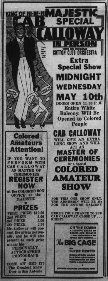 1933 0505 San Antonio Register TX May 10 ad.png