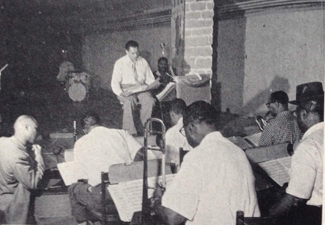 1957 Cab and ork rehearsing band Miami.jpg