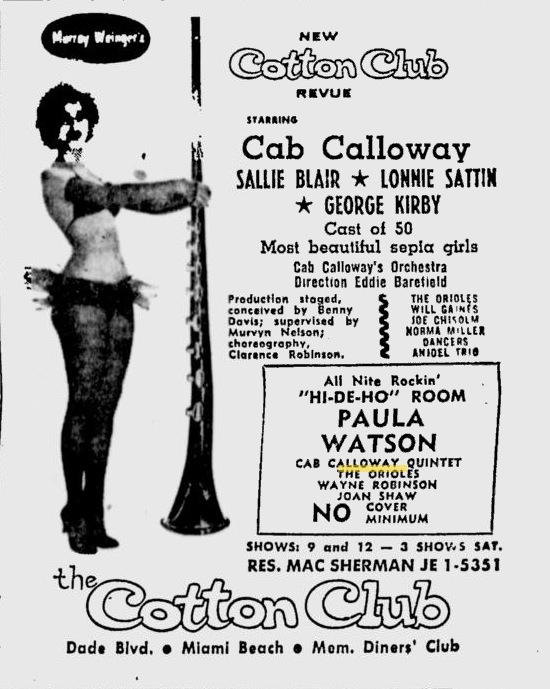 1956 1225 Miami News Pub Cotton Club REvue.jpg