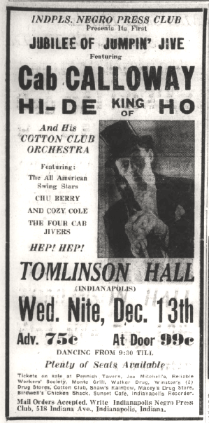 1939 1209 Indianapolis Recorder - Cab at Tomlinson Hall on 13.png