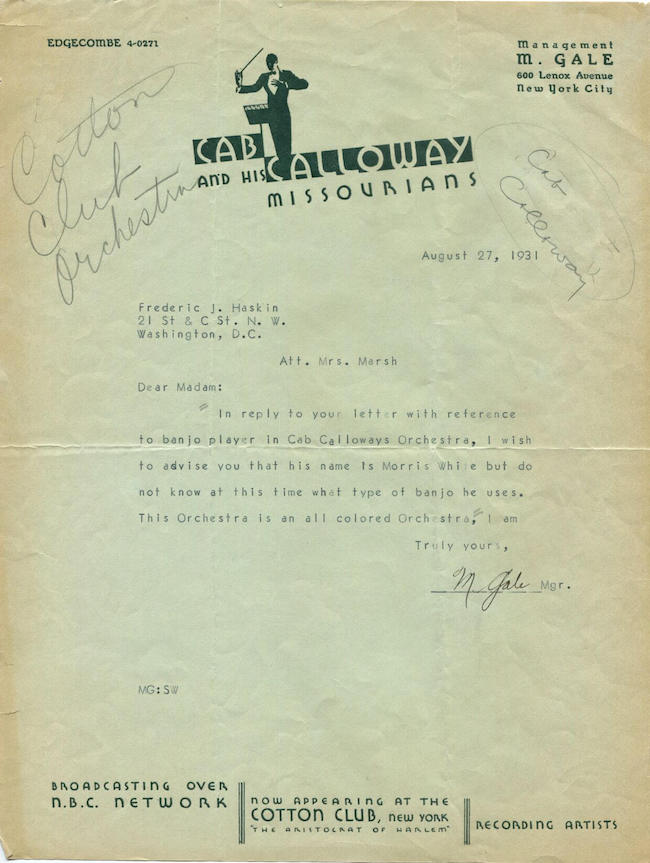 1931 0827 Moe Gale letter re Morris White_KW.jpg
