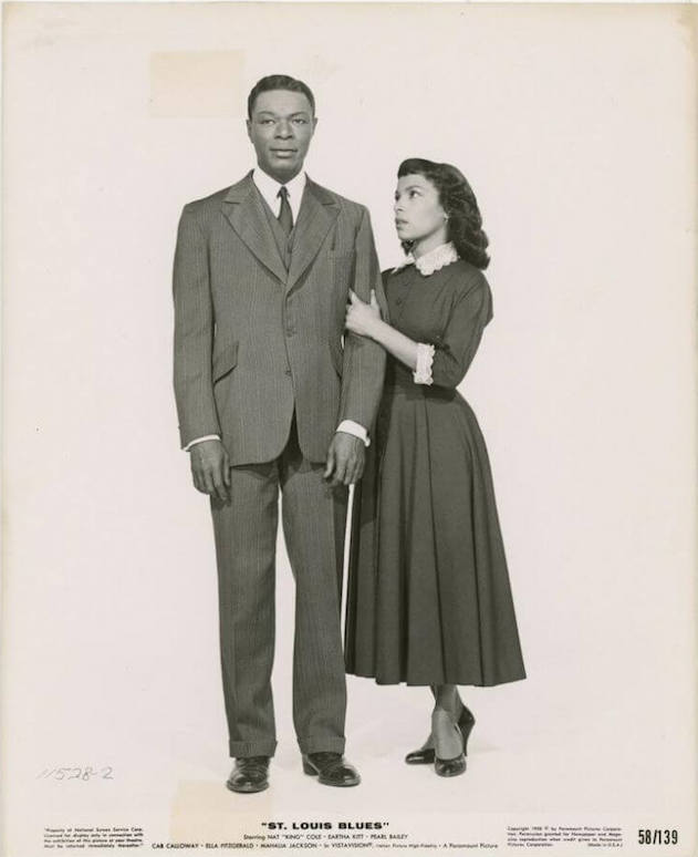 10 St Louis Blues 1958 Nat Cole and Ruby Dee torrid love pose.jpg
