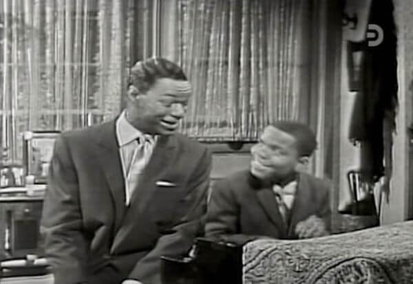 12 St Louis Blues 1958 Nat Cole and Billy Preston on TV show.jpg