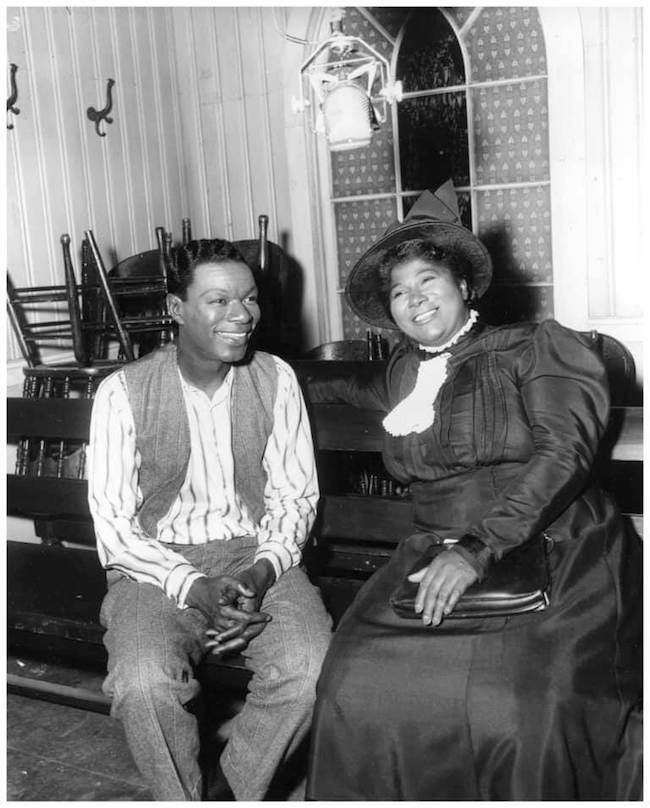 15 St Louis Blues 1958 Nat Cole and Mahalia Jackson between scenes.jpg