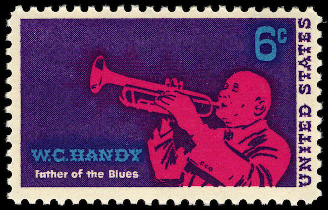 58 St Louis Blues 1958 WC Handy trumpet postage stamp.jpg