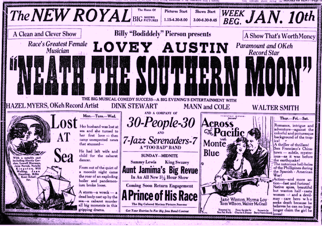 1927 0108 Bamville Revue Aunt JEmina Swazey.png