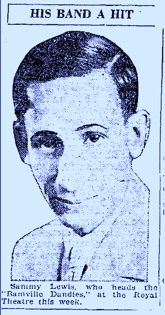 Sammy LEWIS 1926 0925 Bamville Dandies.png