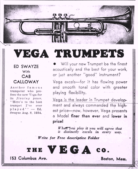 1934 1200 Metronome VEGA Trumpet AD Swayze.png