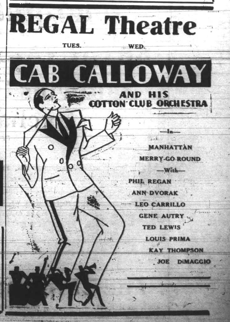 1938 0618 The Carolina times NC AD for Manhattan Merry Go Round with Cab headline.jpg
