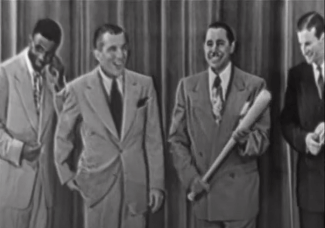 1949 08 Ed Sullivan Cab Calloway Jackie Robinson.png