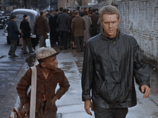 29 Cincinnati Kid stars Ken Grant with Steve McQueen.png