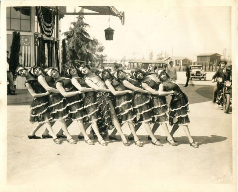16 1930s sebastians chorus girls with Frank.jpg