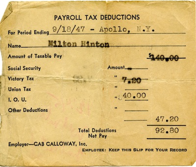 1947 0918 Milt Hinton Calloway Pay stub.jpeg