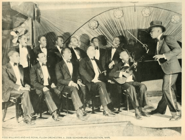 1928 Fess Williams and Royal Flush with Lockwood Lewis- Schomburg Center.png