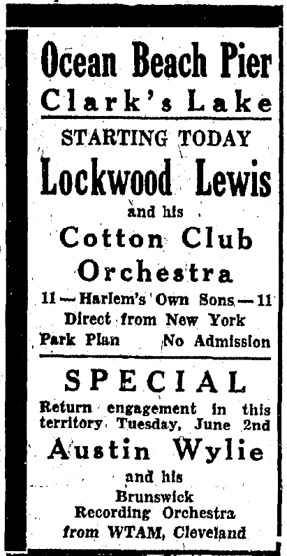 1931 0529 Adrian Daily Telegram and Time Adrian MI - Lockwood Lewis and Cotton Club Ork.png