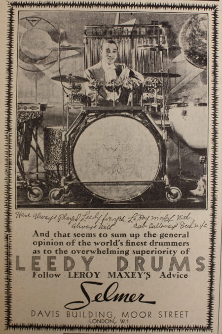 1934 MAXEY Leedy Drums pub 1934.jpg
