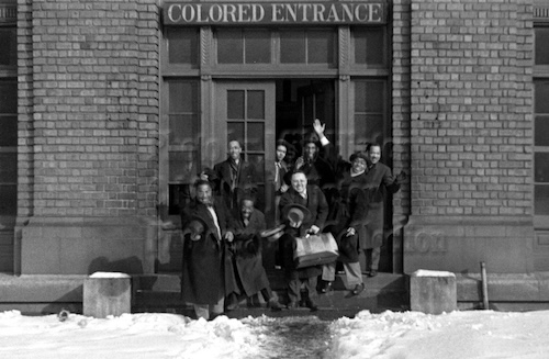 1940ca Colored Entrance in Atlanta with members of Calloway ork.jpg