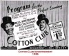 1938, Publicité pour revue du Cotton Club