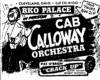 1945, Publicité pour un concert au RKO Palace de Cleveland
