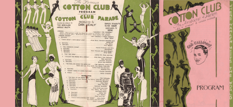 “21st COTTON CLUB PARADE” (October 1932-March 1933)