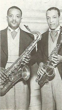 Garvin Bushell & Ben Webster in Cab Calloway's orchestra