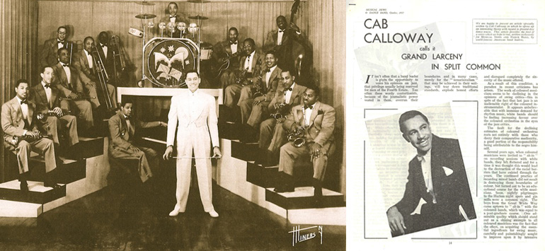 “The Grand Larceny”, an article by Cab Calloway (Oct. 1937)