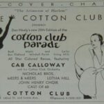 1932, Publicité pour la revue Cotton Club Parade
