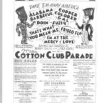 1934, Publicité pour revue du Cotton Club