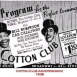 1938, Publicité pour revue du Cotton Club