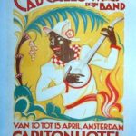 1934, Affiche pour le concert à Amsterdam