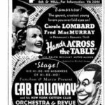 1935, Publicité pour un concert à Los Angeles