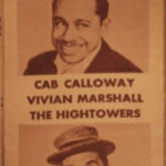 1955, Publicité pour un concert à Palm Spring, Floride