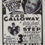 1958, Publicité pour la Cotton Club Revue à Miami (Floride)