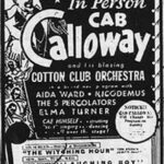 1930's, Publicité pour un concert au Regal Theatre de Chicago, Illinois