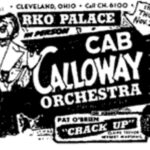 1945, Publicité pour un concert au RKO Palace de Cleveland