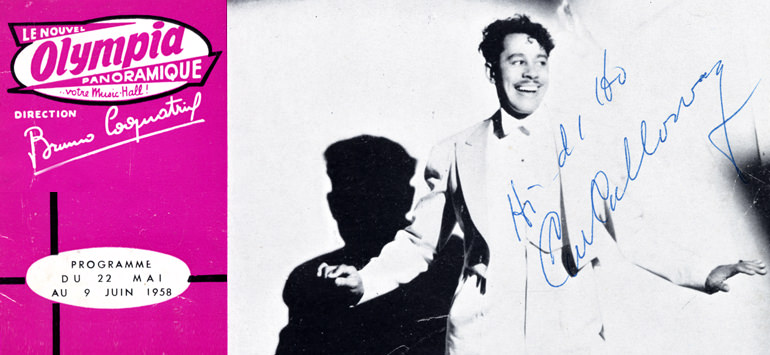 May 1958: Cab Calloway at the Olympia in Paris