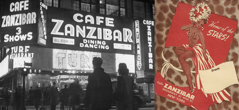 Cafe Zanzibar, New York: home of Cab Calloway